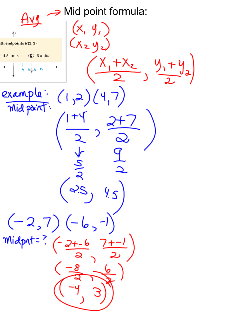2 1 Geometry Page September 28th 1 3 Midpoint And Distance Formula 2 1 Geometry Page September 28th 1 3 Midpoint And Distance Formula
