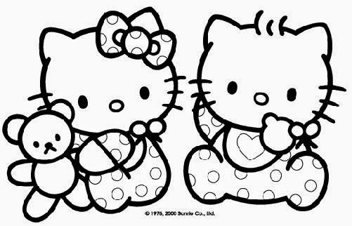 Coloring Pages Hello Kitty   Dr. Odd