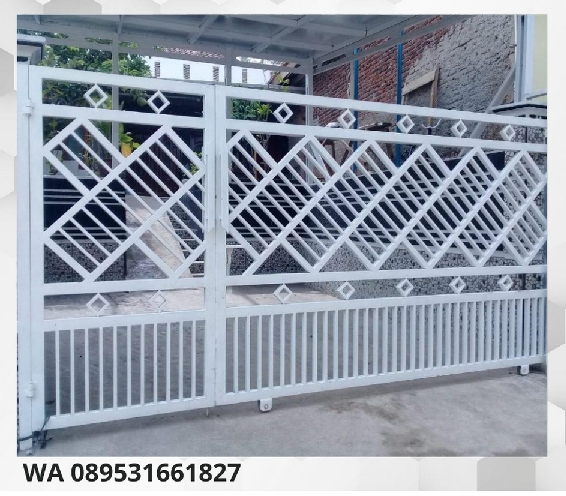 WA 089531661827 | Jasa Pembuatan Pintu Pagar Besi Galvanis Jogja | Jasa