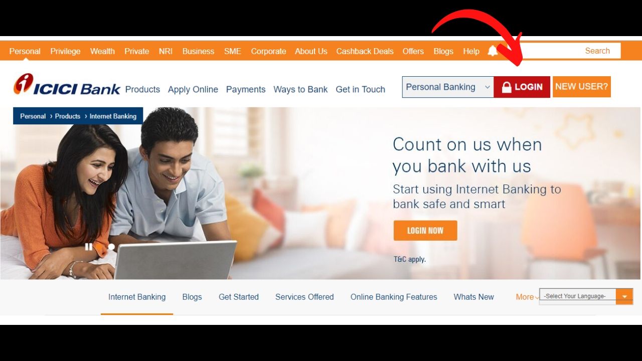 ICICI Net Banking login, Registration & Use Full Guide
