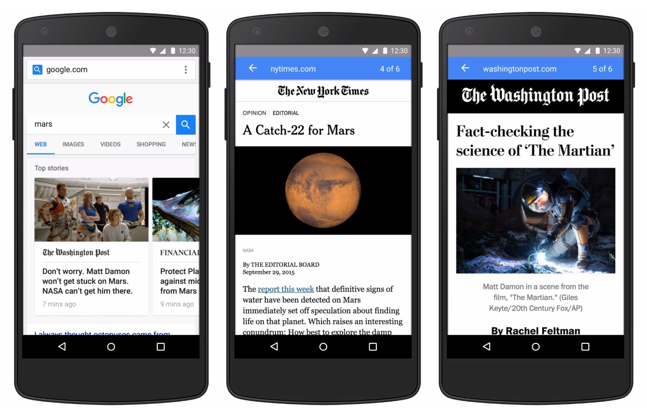 Google AMPs Up Mobile Experience with FastLoading Pages Latest SEO