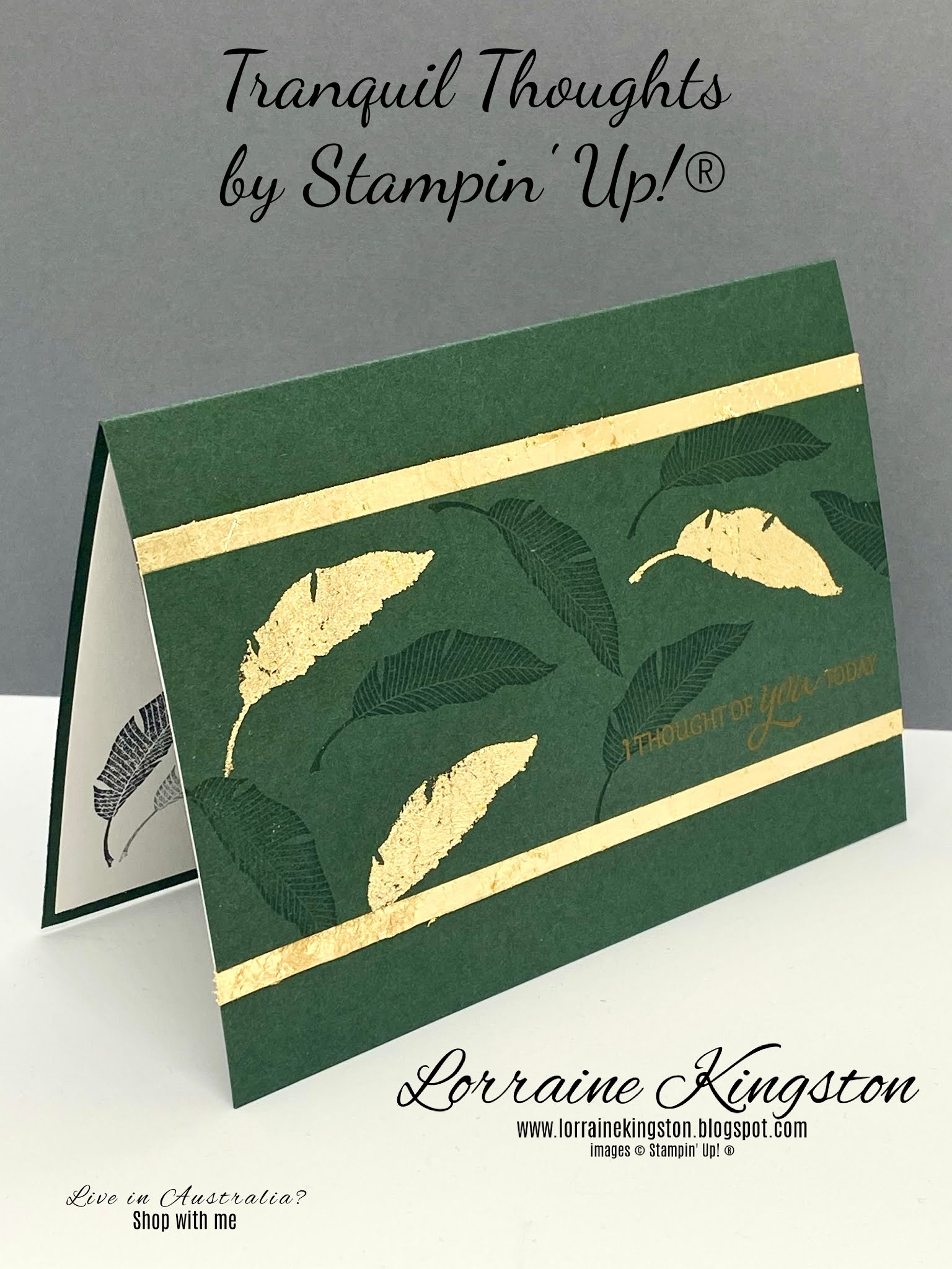 Tranquil Thoughts Stamp Set Lorraine Kingston