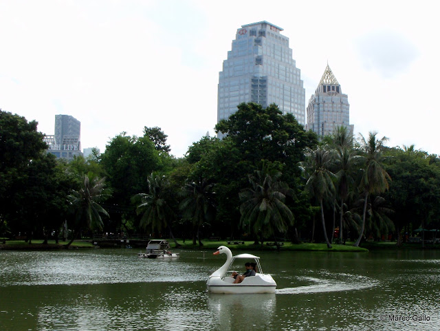 PARQUE LUMPHINI, EL CENTRAL PARK DE BANGKOK. TAILANDIA