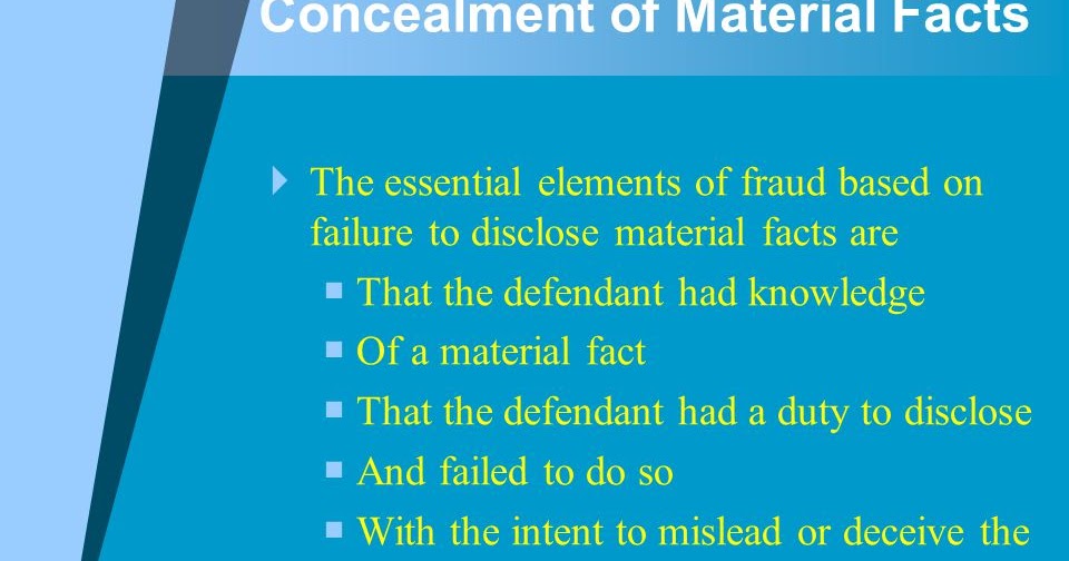 Law  Whether person concealing material facts can seek assistance