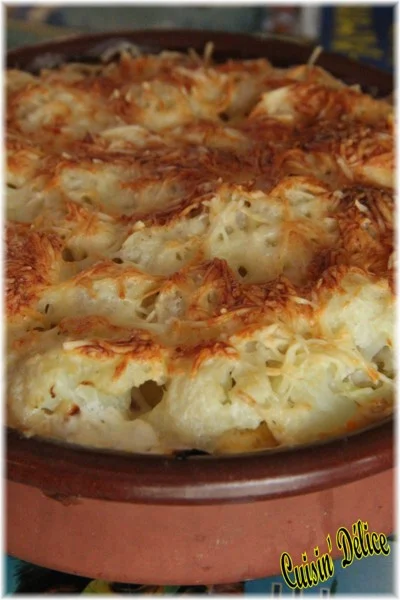 Cuisin' délice: Gratin de patate douce, chou-fleur et chorizo