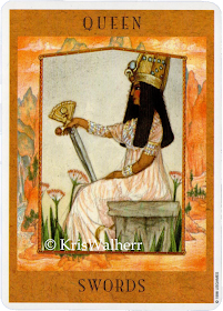 Goddess Tarot, Queen of Swords