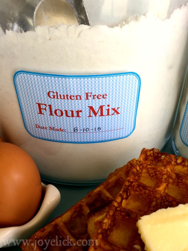Homemade glutenfree WAFFLE MIX and FLOUR BLEND The frugal farm girl's DIY readymade mix