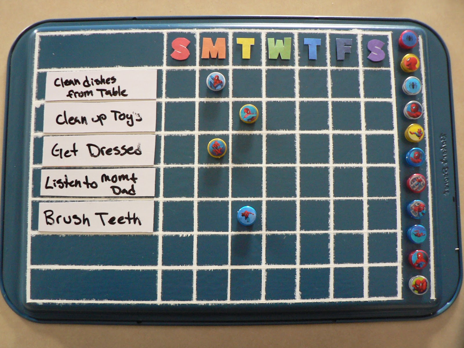 Created By Kristy Chore Boards