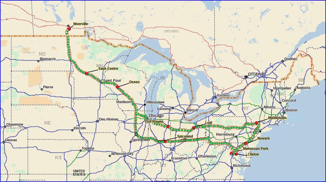 Map Of Eastern Seaboard Usa United - 2011fetrip14map.JPG