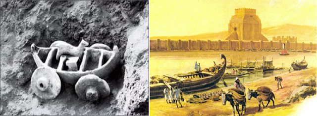 Детская игрушка Ур конец IV тыс. до н.э. Судя по игрушки, шумеры делали корпуса своих судов из дерева, а не из тростника.