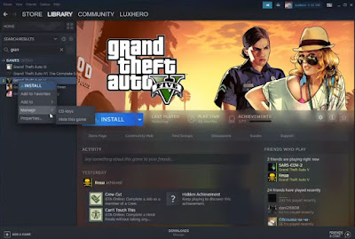 Steam Library, GTA 5