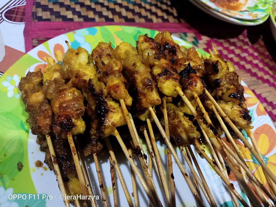 Sate cara ayam perap Cara Mudah