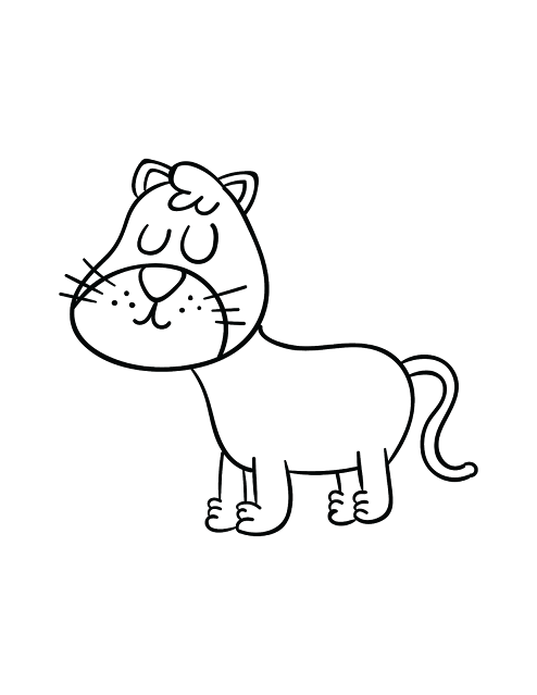 Cute Animal Coloring Book For Kids