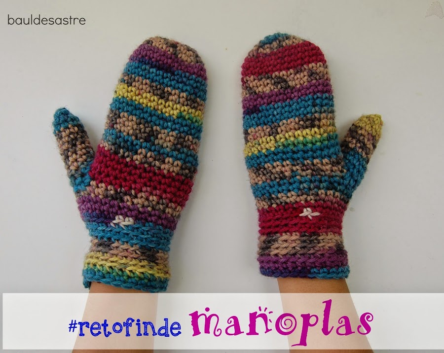 manoplas a crochet