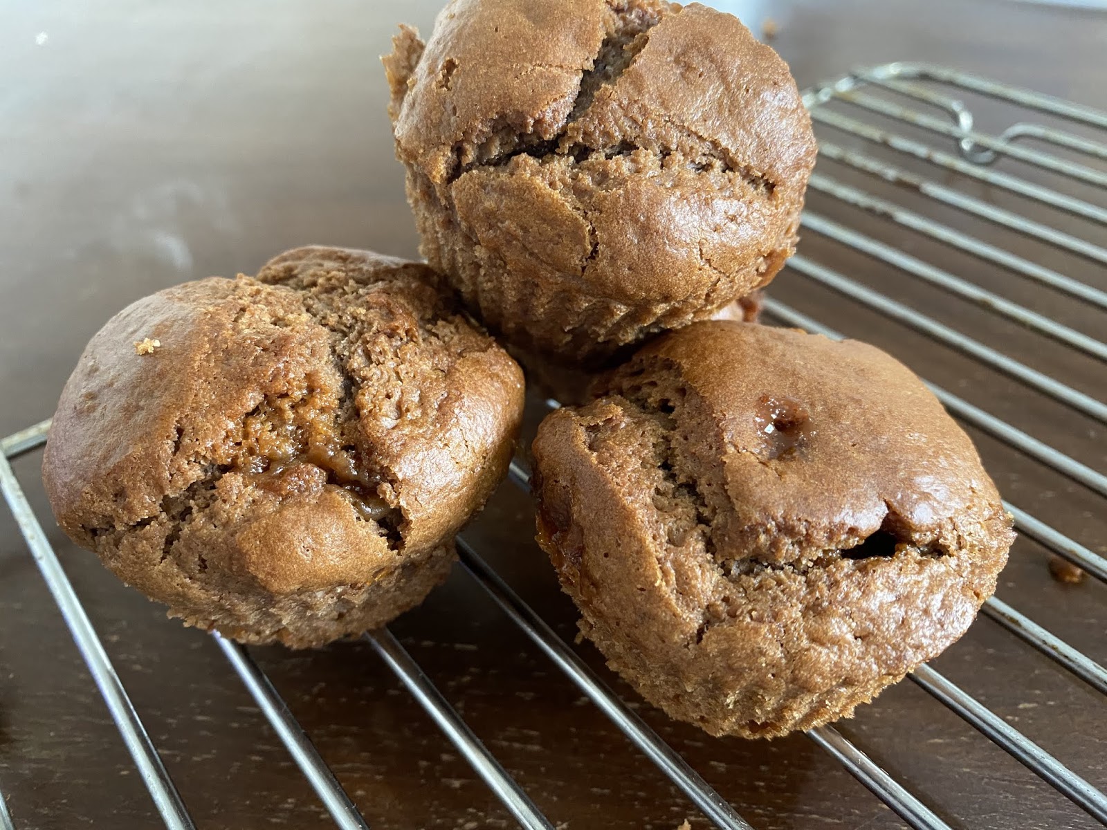 Uncoventional Kira SALTED CARAMEL FUDGE & CHOCOLATE MUFFINS