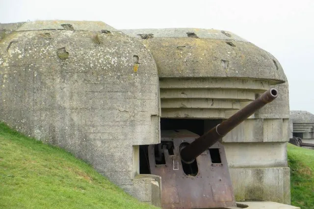 Paris to Normandy Road Trip: Longues-sur-Mer German Battery