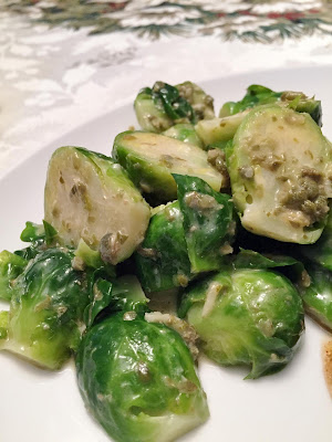 Dijon, mustard, Capers, Brussels Sprouts, side dish, sauce