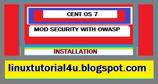 modsecurity owasp setup install centos
