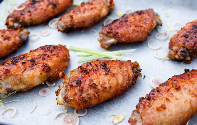 Lemongrass and Kaffir Lime Chicken Wings