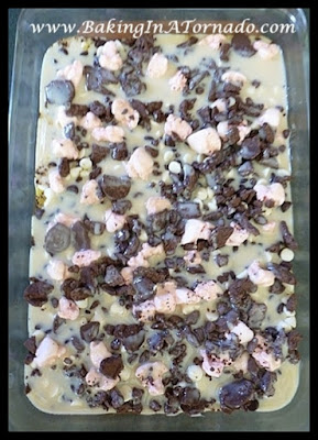 Choco-Berry Layer Bars | recipe developed by www.BakingInATornado.com | #recipe #dessert