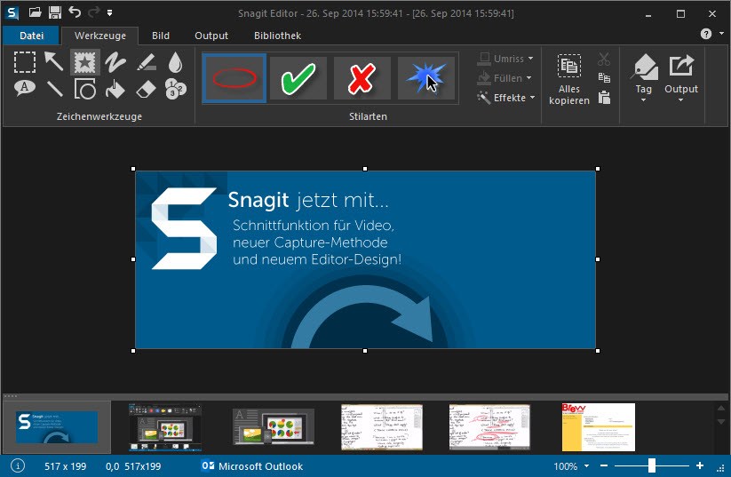 why cant i use tools in snagit editor