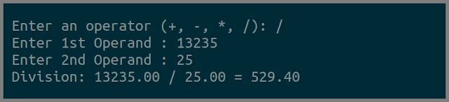 32 - WAP of a Calculator with Add, Sub, Mult, & Div in C - CodeGig ...