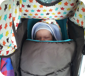 newborn in cosatto double stroller, newborn supa dupa