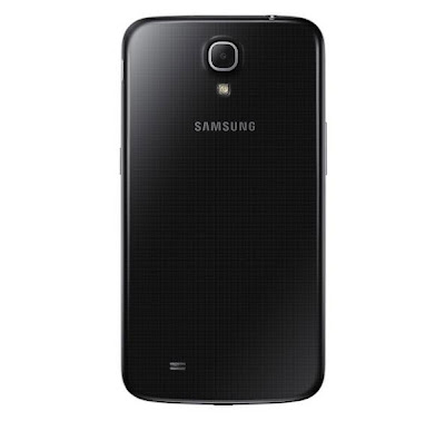 samsung galaxy mega black 6.3-inches smartphone rear view