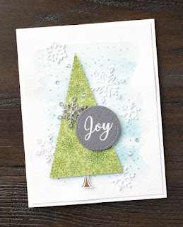 Stampin' Up! Snow is Glistening Christmas Card ~ Snowflake Showcase ~ November 2018 Limited Time Only!