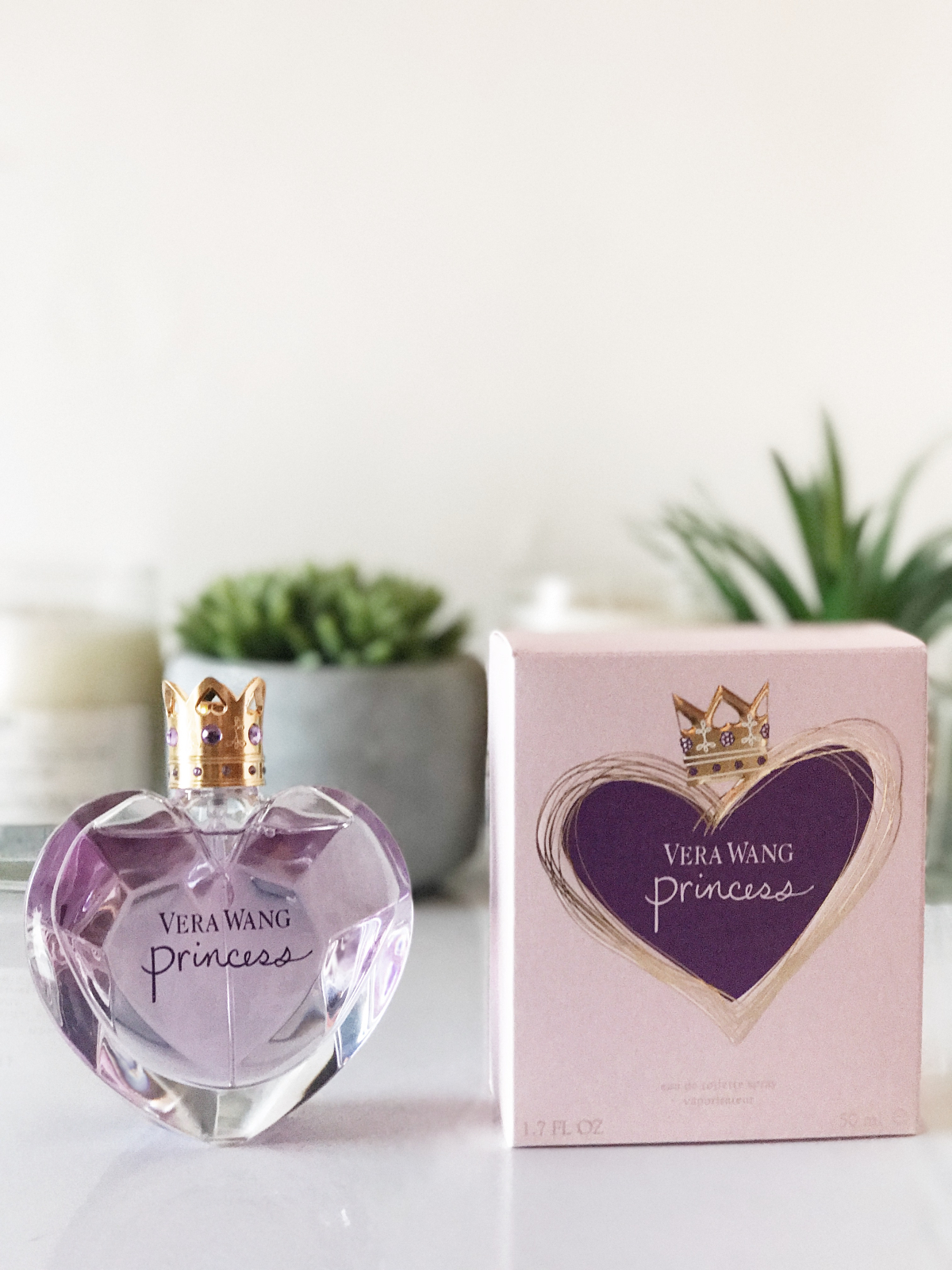 vera wang perfume purple bottle