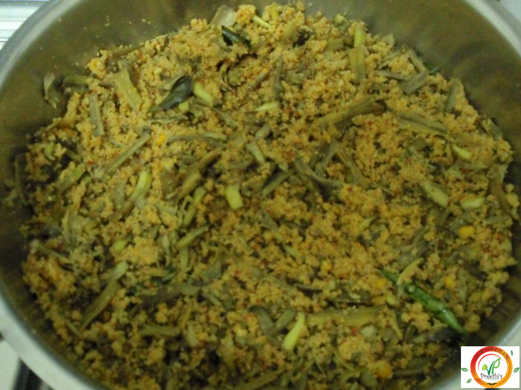 Preethi's Vegetable Plate Banana Flower Usili