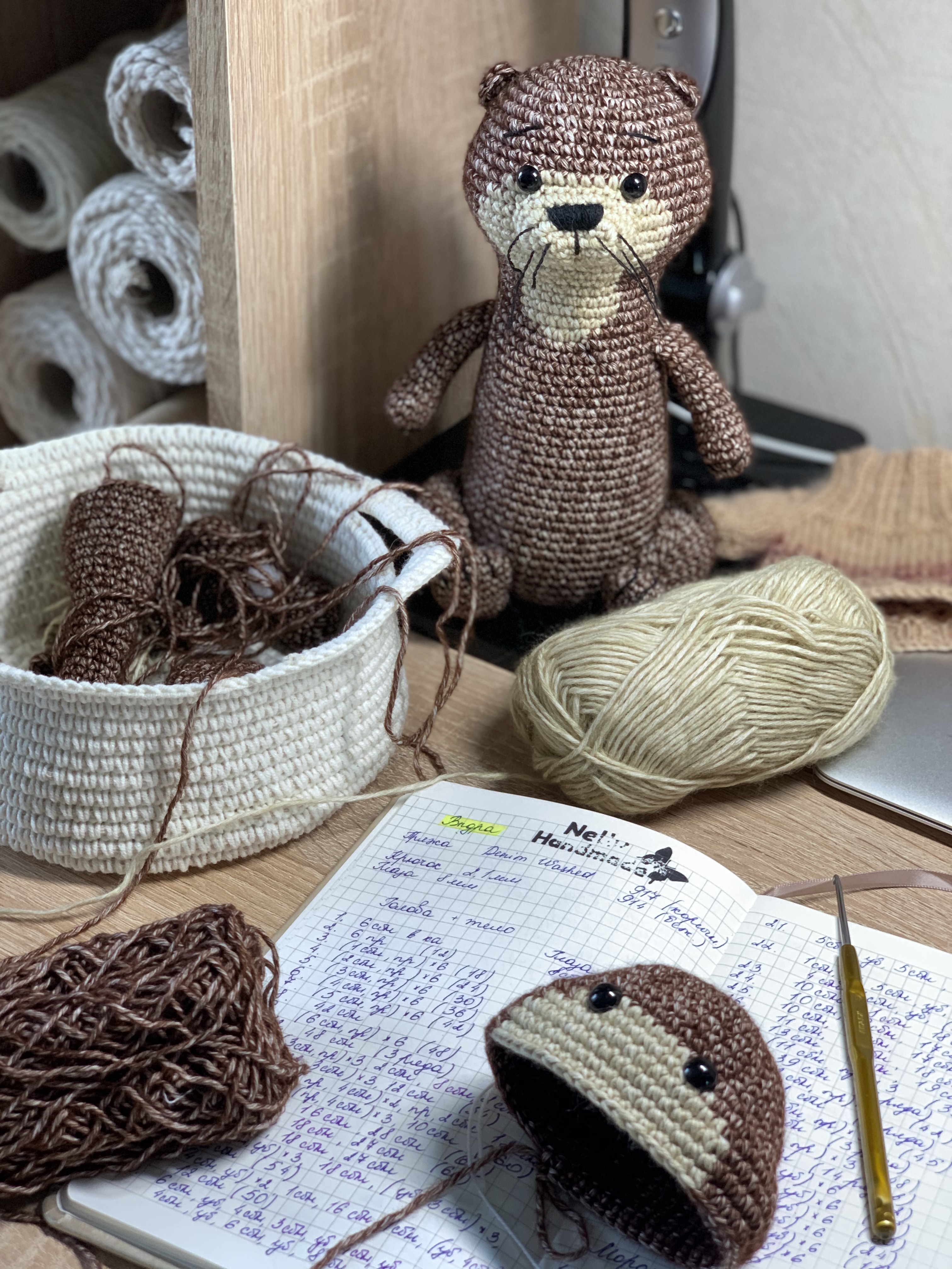 Crochet Otter Barry Toy Pattern