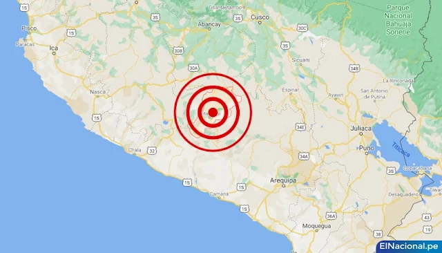 Temblor de magnitud 4.3 se registró en Arequipa
