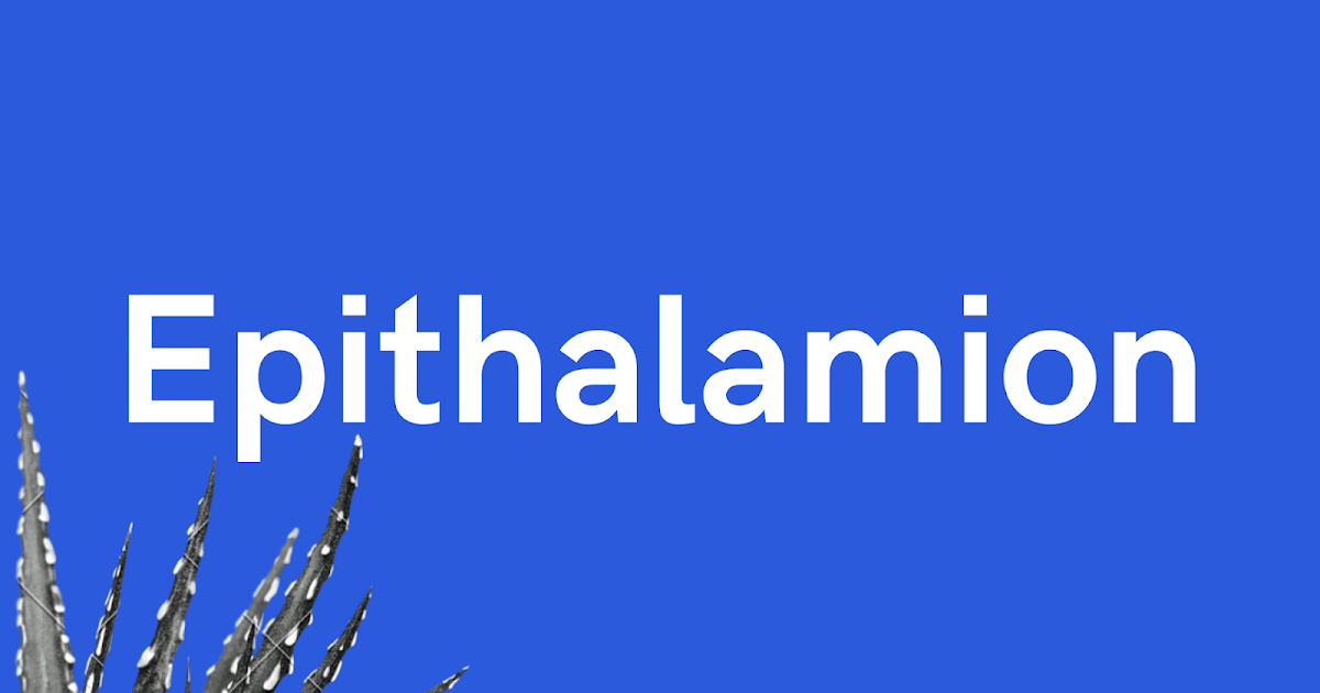 Epithalamion pdf picture