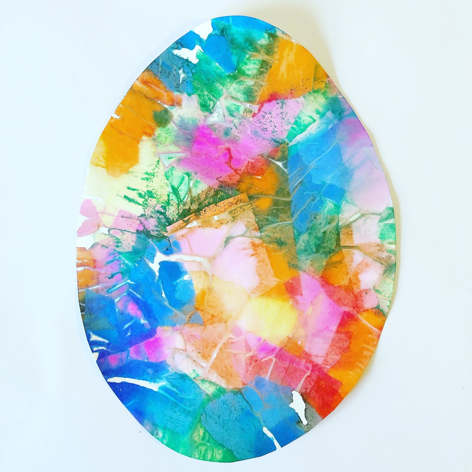 Find the Little Mind: Bleeding Tissue Paper Speckled Egg