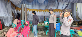 Salah Satu Cara Polsek Alla Polres Enrekang Menekan Penyebaran Covid-19