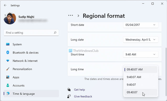 Cómo cambiar el formato del reloj de la pantalla de bloqueo en Windows 11/10