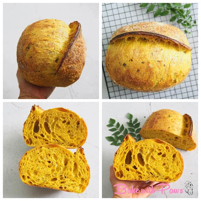 Turmeric Sourdough Bread