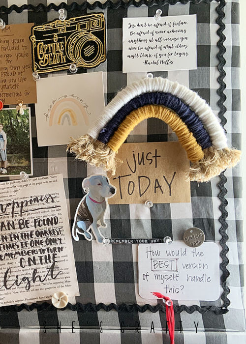 How to display rope rainbow on message board.