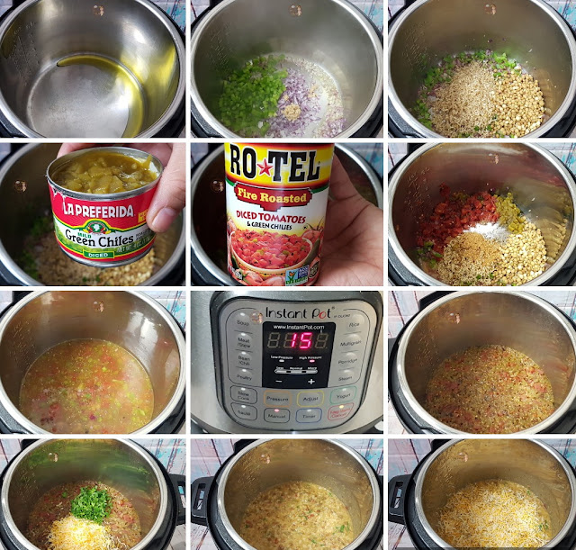 Instant Pot Cheesy Brown Rice and Lentils How to Make Healthy Brown