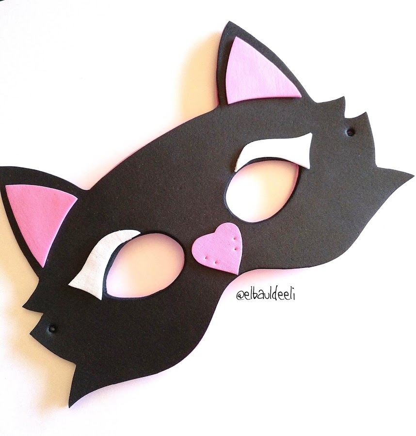 máscaras, goma eva, foamy, disfraz