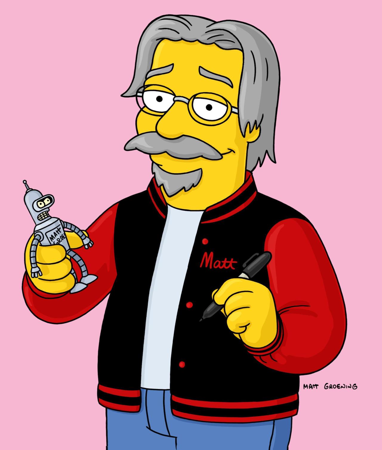 La Nuez Matt Groening recibe premio de escritores EU