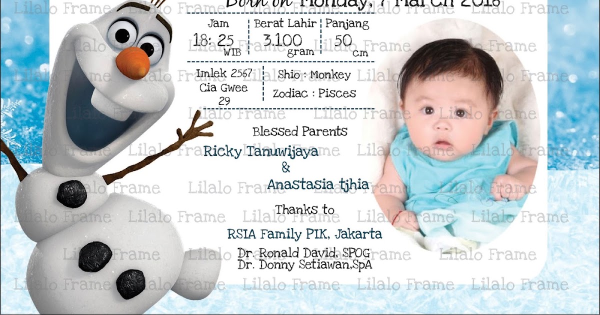 Ide Terpopuler 15+ Edit Foto BIODATA BAYI