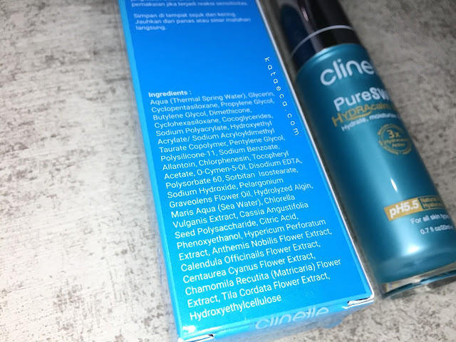 ingredients serum clinelle