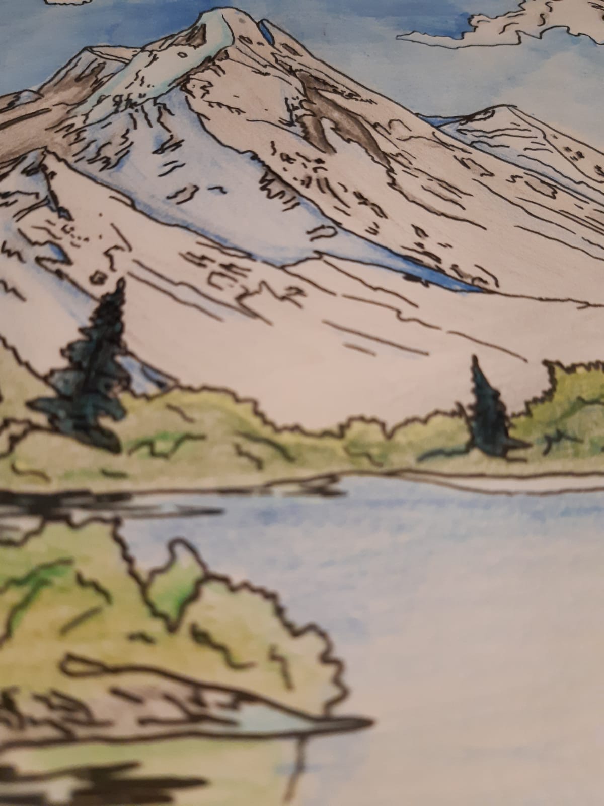 Der Bücherwald: Rezension: Bob Ross, Das Ausmalbuch