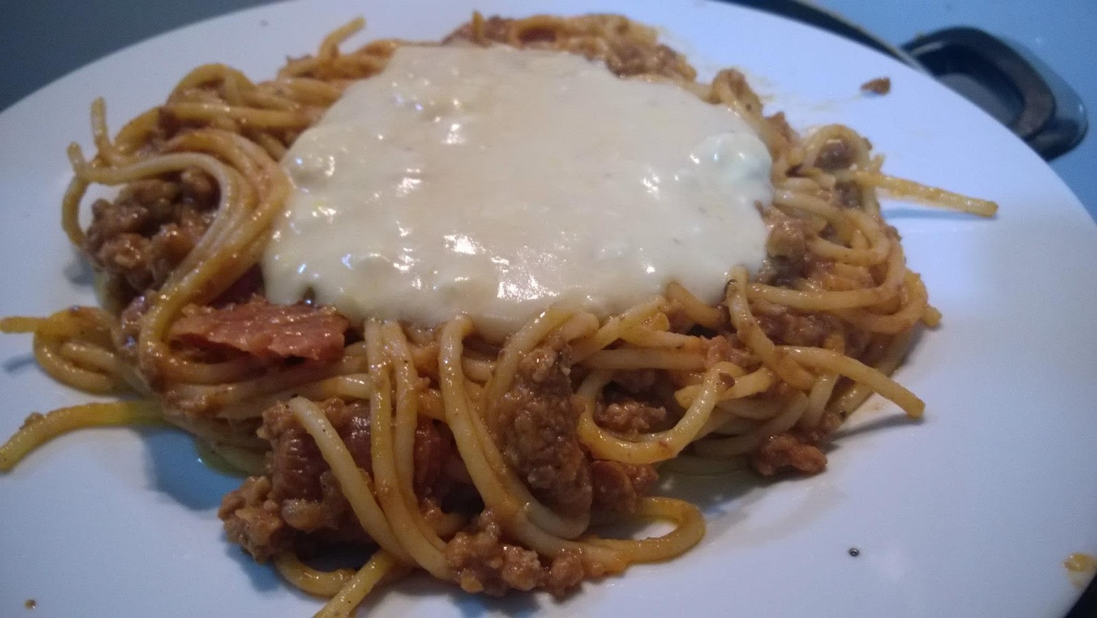 Cheffy Jun BEEF AND CHORIZO SPAGHETTI