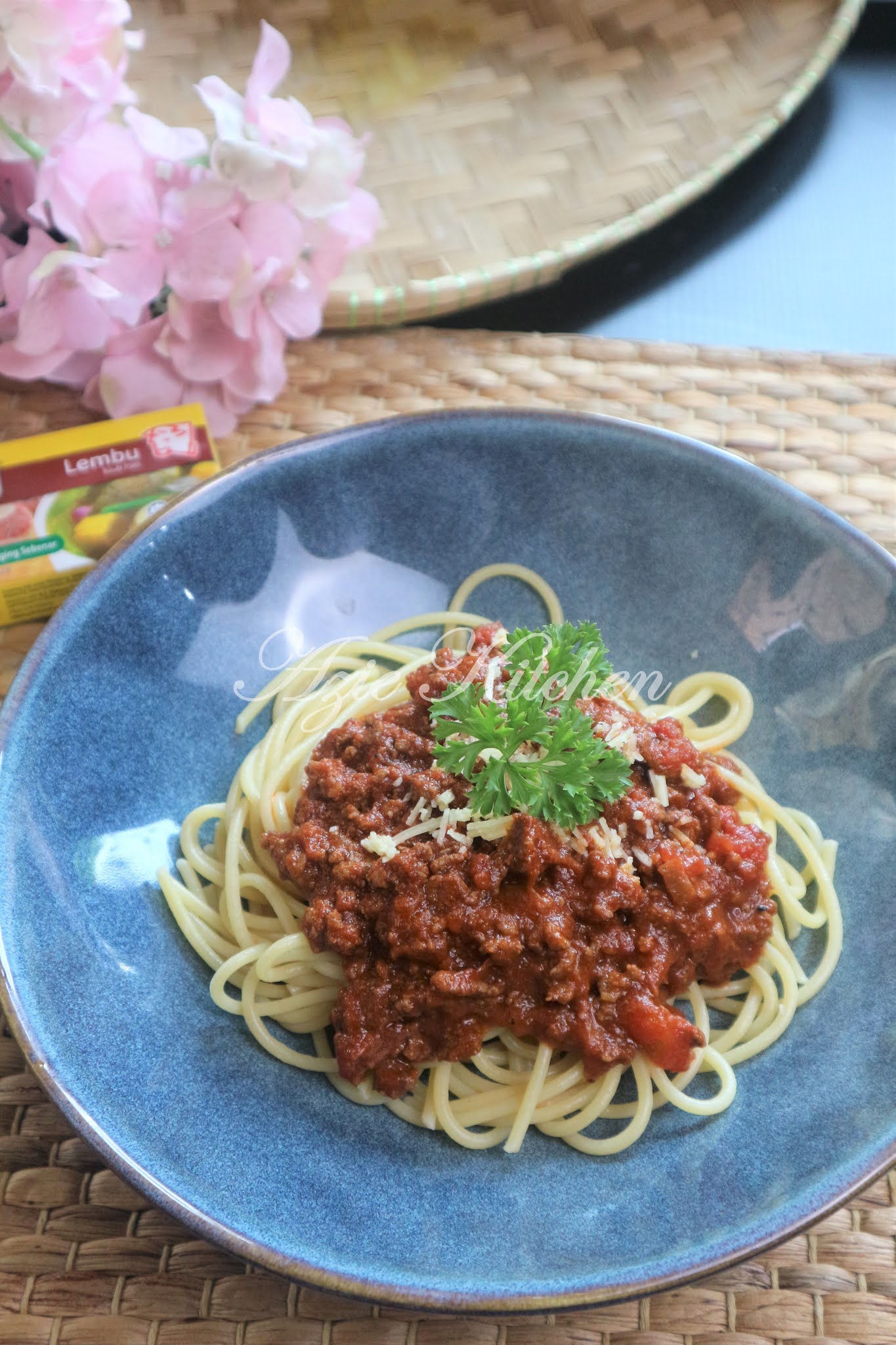 Spaghetti Alla Bolognese Yang Sangat Sedap Azie Kitchen