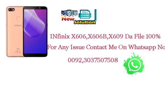 Infinix X606 & X606b [Hot 6] DA File 100% Working