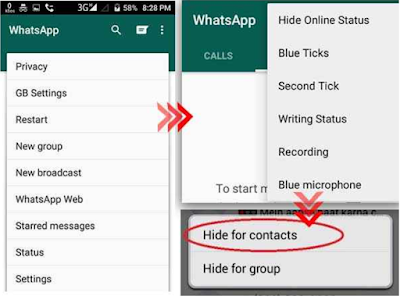 cara menghilangkan status typing sedang mengetik di whatsapp
