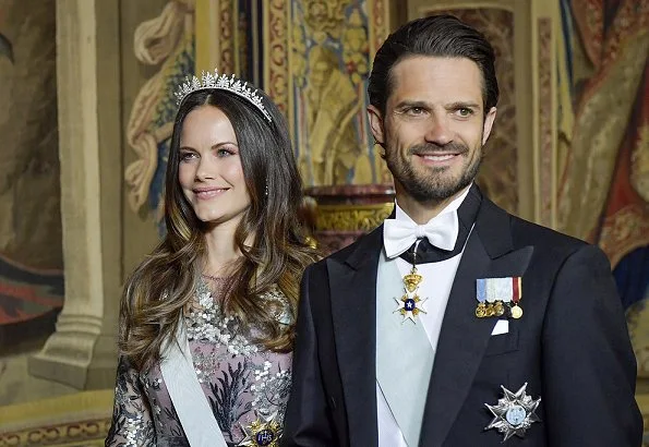 Crown Princess Victoria wore H&M Conscious Exclusive Dress. Princess Sofia wore a new custom gown from Ida Sjostedt. Queen Silvia wore Yukki dress